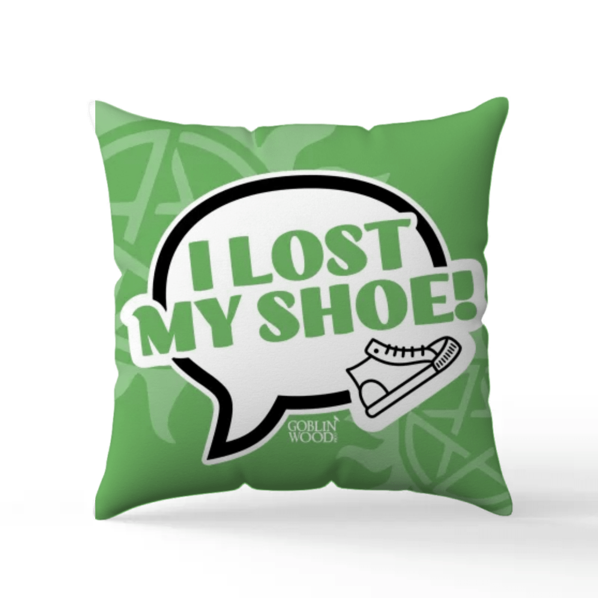 I Lost My Shoe! Speech Bubble - Scatter Cushion - Supernatural Inspired - Goblin Wood Exclusive - Goblin Wood