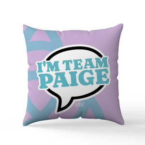 I'm Team Paige Speech Bubble Scatter Cushion - Charmed inspired - Goblin Wood