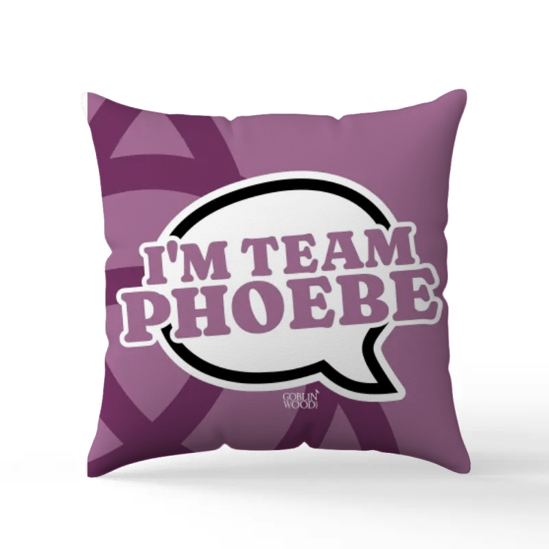 I'm Team Phoebe Speech Bubble Scatter Cushion - Charmed inspired - Goblin Wood