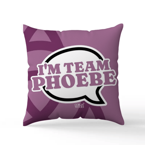 I'm Team Phoebe Speech Bubble Scatter Cushion - Charmed inspired - Goblin Wood