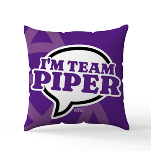 I'm Team Piper Speech Bubble Scatter Cushion - Charmed inspired - Goblin Wood