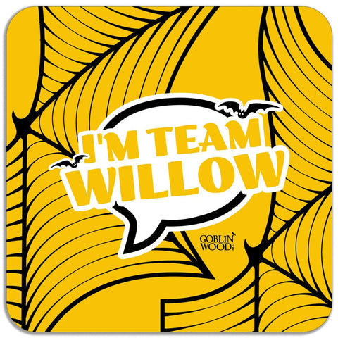 I'm Team Willow! Speech Bubble Magnet - Buffy Inspired - Goblin Wood Exclusive - Goblin Wood