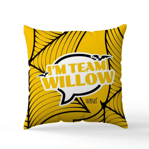 I'm Team Willow! Speech Bubble Scatter Cushion - Buffy Inspired - Goblin Wood Exclusive - Goblin Wood