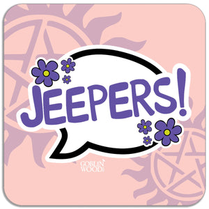 Jeepers! Speech Bubble Magnet - Supernatural Inspired - Goblin Wood Exclusive