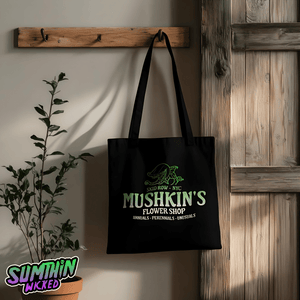 Levi - Black Tote Bag - Jurassic Park Inspired - Sumthin Wicked Exclusive - Goblin Wood