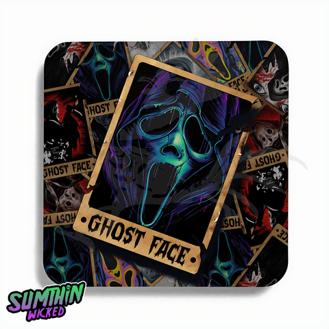 Loomis - Tarot Drinks Coaster - Scream Inspired - Sumthin Wicked Exclusive - Goblin Wood