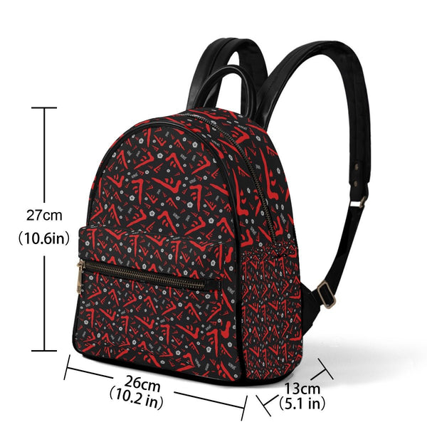 Mark of Cain AOP Print Mini Backpack - Supernatural Inspired - Goblin Wood Exclusive - Goblin Wood