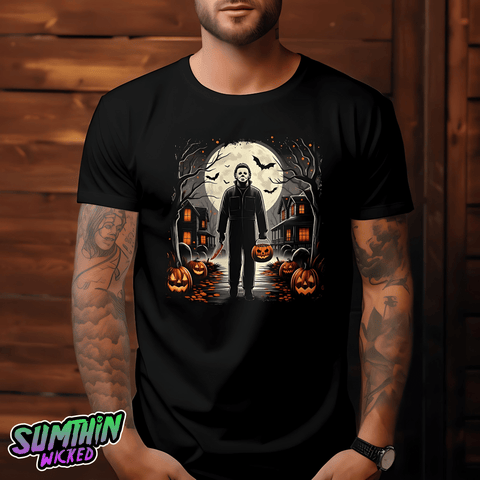 Michael - Trick Or Treat Hoody - Black Premium T-Shirt - Halloween Inspired - Sumthin Wicked Exclusive - Goblin Wood