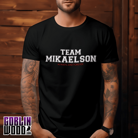 Mikaelson - Black Varsity Premium T-Shirt - Goblin Wood Exclusive - Goblin Wood