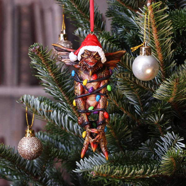 Mohawk - Fairy Lights Hanging Ornament - Gremlins - Goblin Wood