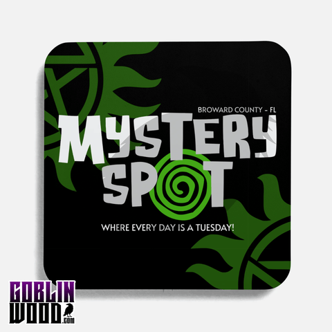 Mystery Spot - Drinks Coaster - Supernatural Inspired - Goblin Wood Exclusive - Goblin Wood