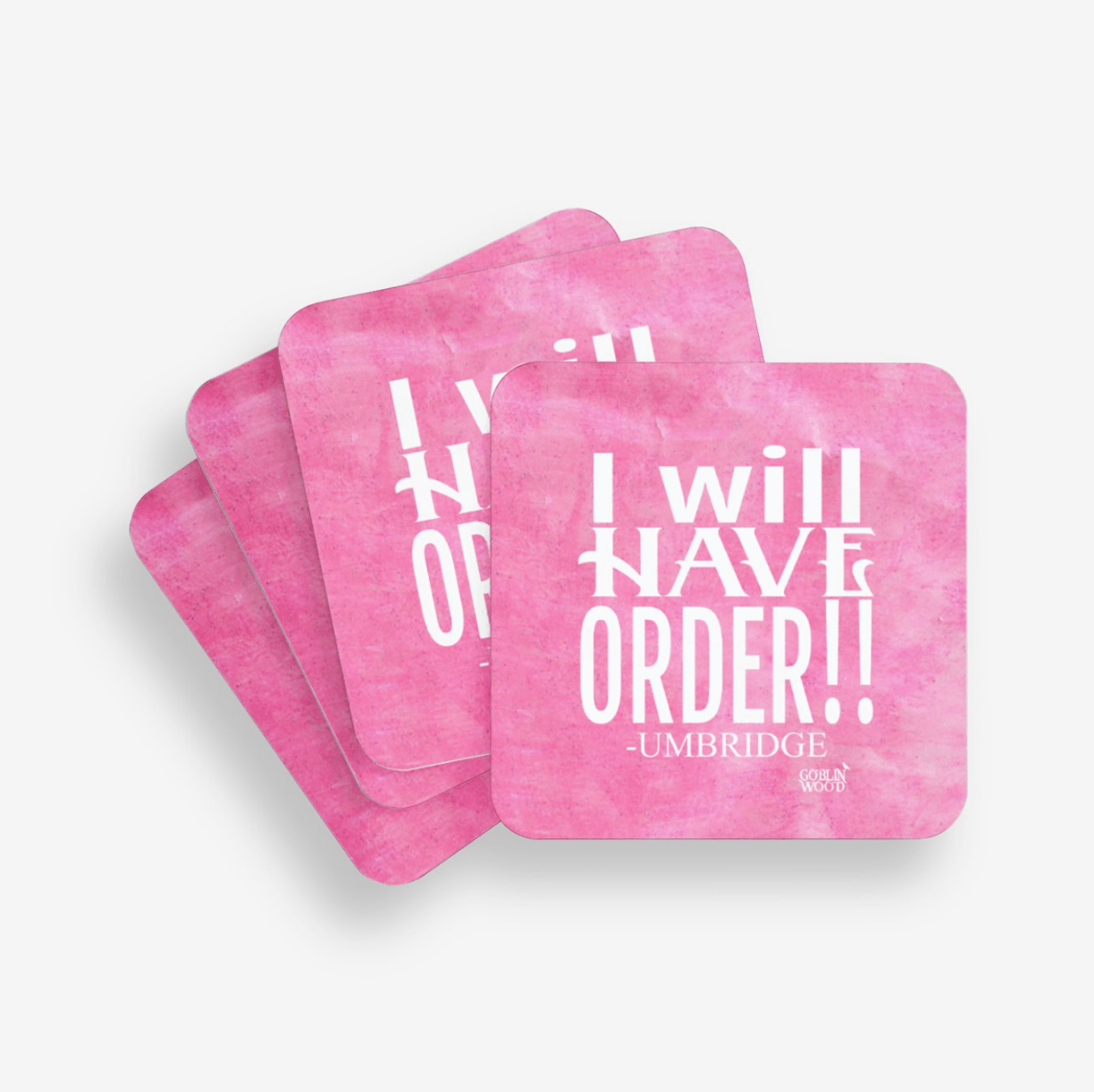 Order Coaster - Harry Potter inspired - Goblin Wood