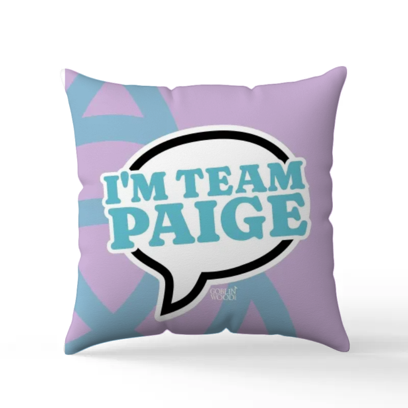 I'm Team Paige Speech Bubble Scatter Cushion - Charmed inspired