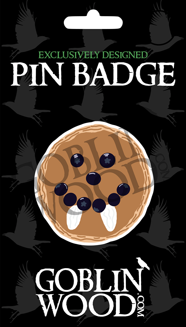 Pancake Acrylic Pin Badge - TVD Inspired - Goblin Wood