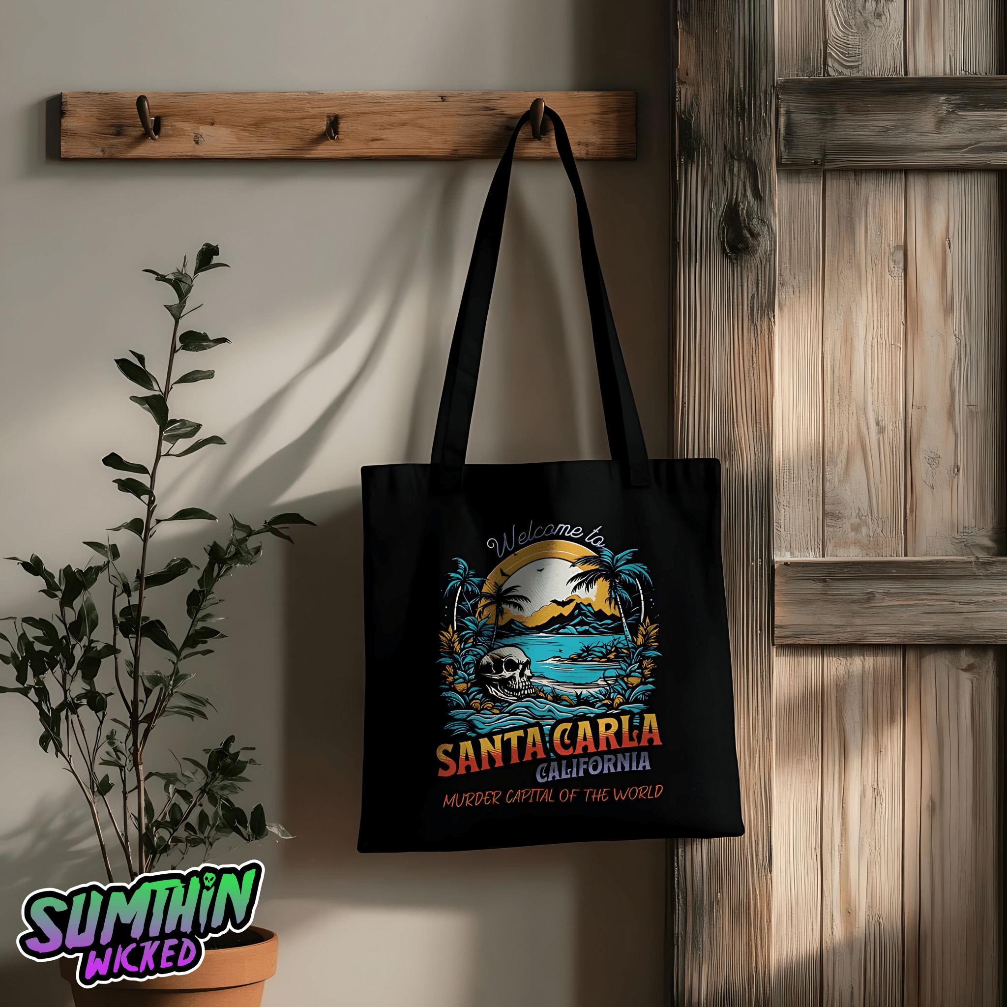 Paradise? - Black Tote Bag - The Lost Boys Inspired - Sumthin Wicked Exclusive - Goblin Wood