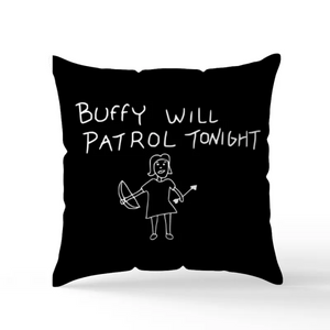 Patrol Scatter Cushion - Buffy Inspired - Goblin Wood Exclusive - Goblin Wood