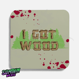 Player One - Drinks Coaster - Shaun Of The Dead Inspired - Sumthin Wicked Exclusive - Goblin Wood