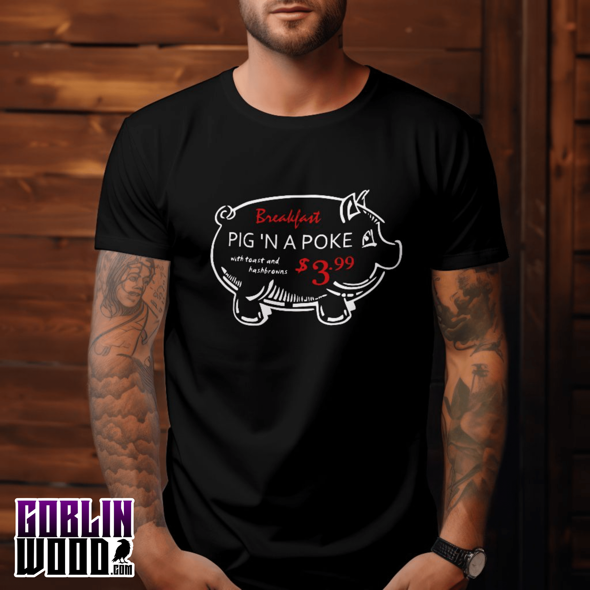 Porky - Black Premium T-Shirt - Supernatural Inspired - Goblin Wood Exclusive - Goblin Wood