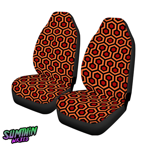 *PRE - ORDER* Here's Johnny! - Universal Car Seat Cover With Thickened Back - The Shining Inspired - Sumthin Wicked Exclusive - Goblin Wood