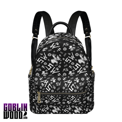 *PRE ORDER* Initially Sam Mini - Backpack (Black) - Supernatural Inspired - Goblin Wood Exclusive - Goblin Wood