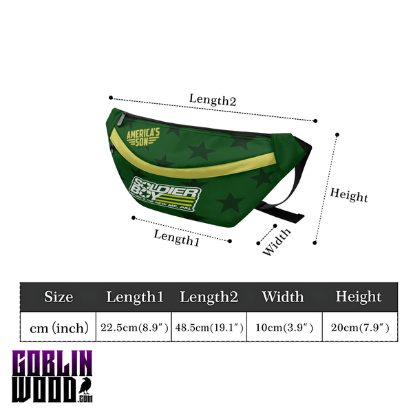 *PRE - ORDER* Soldier Boy - Fanny Pack - The Boys Inspired - Goblin Wood Exclusive - Goblin Wood