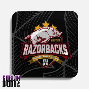 Razorbacks - Drinks Coaster - Buffy Inspired - Goblin Wood Exclusive - Goblin Wood