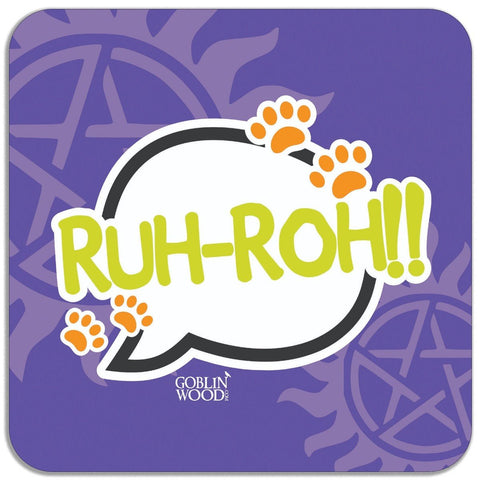 Ruh - Roh! Speech Bubble Magnet - Supernatural Inspired - Goblin Wood Exclusive - Goblin Wood