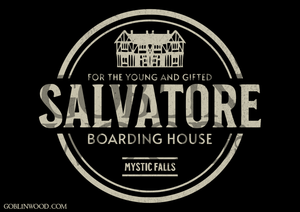 Salvatore Boarding House Plaque - TVD Inspired - Goblin Wood Exclusive - Goblin Wood