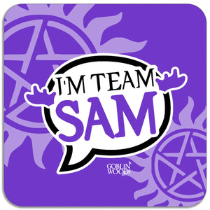 I'm Team Sam! Speech Bubble Magnet - Supernatural Inspired - Goblin Wood Exclusive