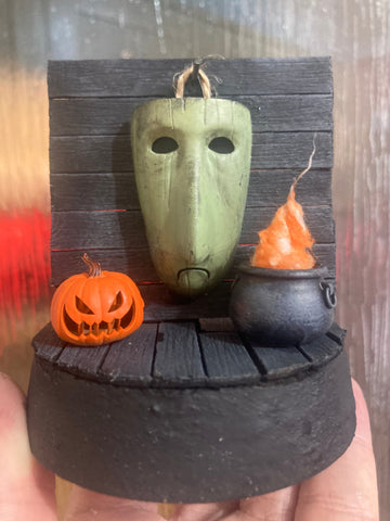 Shocks Mask Cloche - Nightmare Before Christmas Inspired - Goblin Wood