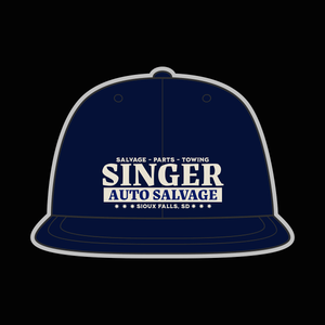 Singer Salvage - Navy SnapBack - Goblin Wood Exclusive - Goblin Wood