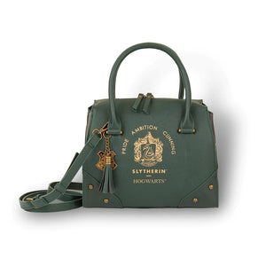 Slytherin Luxury Plaid Top Handbag - Goblin Wood