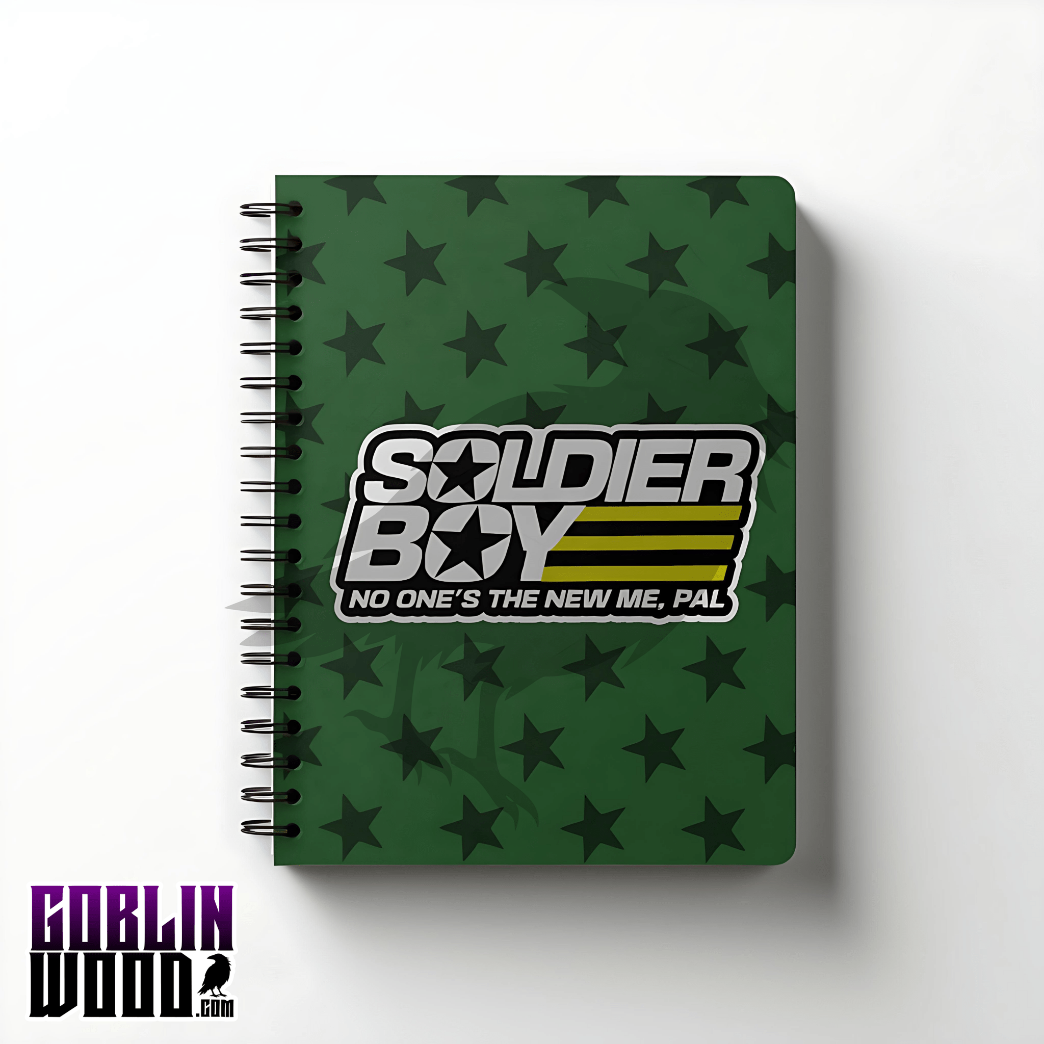 Soldier Boy - A5 Lined Notebook - The Boys Inspired - Goblin Wood Exclusive - Goblin Wood