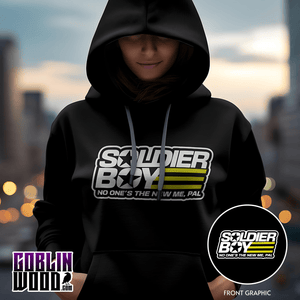 Soldier Boy - Black Premium Hoody - The Boys Inspired - Goblin Wood Exclusive - Goblin Wood