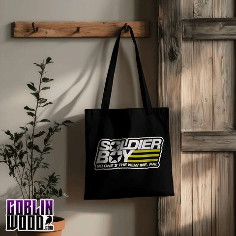 Soldier Boy - Black Tote Bag - The Boys Inspired - Goblin Wood Exclusive - Goblin Wood