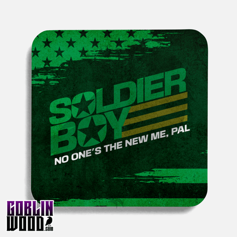 Soldier Boy Logo - Drinks Coaster - The Boys Inspired - Goblin Wood Exclusive - Goblin Wood