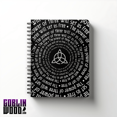 Spiral - A5 Lined Notebook - Charmed Inspired - Goblin Wood Exclusive - Goblin Wood