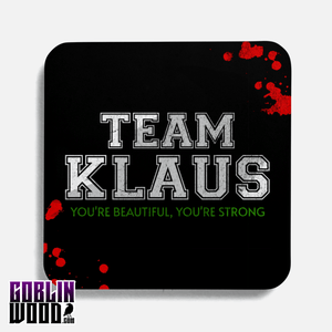 Team Klaus - Varsity Drinks Coaster - TVD Inspired - Goblin Wood Exclusive - Goblin Wood