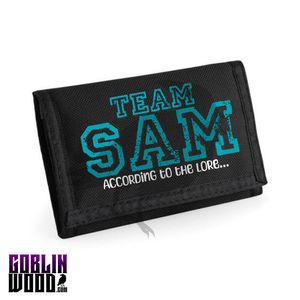 Team Sam - Black Ripper Wallet - Supernatural Inspired - Goblin Wood Exclusive - Goblin Wood