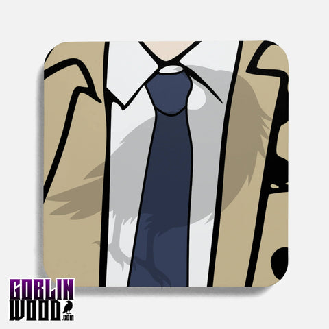 Trench Coat - Drinks Coaster - Supernatural Inspired - Goblin Wood Exclusive - Goblin Wood