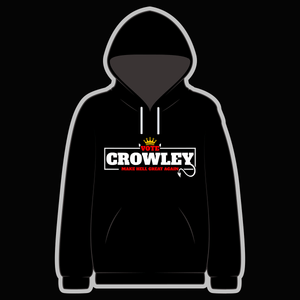 Vote Crowley Black Hoody - Goblin Wood Exclusive - Goblin Wood