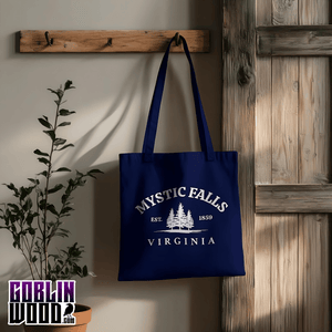 Welcome - Navy Tote Bag - TVD Inspired - Goblin Wood Exclusive - Goblin Wood