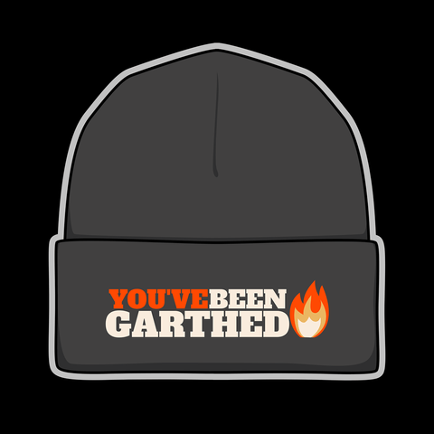 You've Been Garthed Embroidered Beanie - Supernatural Inspired - Goblin Wood Exclusive - Goblin Wood